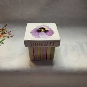 Vintage Miniature Trinket Box In Porcelain from Hallmark